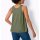 Shirttop mit Häkeleinsatz, khaki