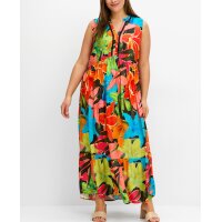 Maxikleid mit Blumenmuster, bunt