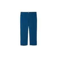 7/8-Hose aus Leinen-Mix, blaubeere