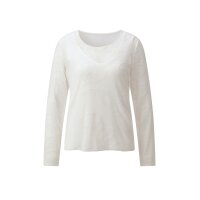 Mesh-Shirt m.  integriertem Top, ecru
