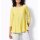 Seiden-Kaschmir-Pullover in Plissee-Optik, zitrone