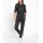 Jumpsuit in Suede Look, black