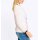Jersey blazer w. contrasting ribbed cuffs, ecru
