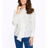 Bluse m. Knoten-Detail, weiß