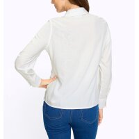 Bluse m. Knoten-Detail, weiß