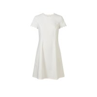 Sommerkleid mit Wellenkanten, ecru