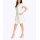 Sommerkleid mit Wellenkanten, ecru