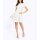 Sommerkleid mit Wellenkanten, ecru