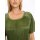 Bluse m. Plissee-Falten, oliv