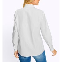 Hemdbluse m. Glitzersteinchen, weiß