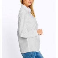 Hemdbluse m. Glitzersteinchen, weiß