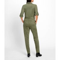 Overall in Veloursleder-Optik, khaki