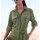 Overall in Veloursleder-Optik, khaki