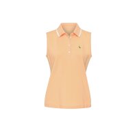 Polo shirt in piqué quality, apricot