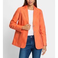 Stretch trouser suit, orange-champagne-marl