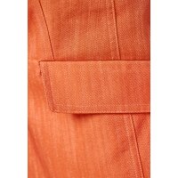 Stretch trouser suit, orange-champagne-marl
