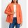 Stretch trouser suit, orange-champagne-marl