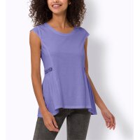 Longshirt mit Spitzen-Einsatz, lavendel