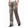 Spodnie cargo z satyny, taupe