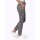 Druckhose m. Leomuster und Patches, hellgrau-schwarz