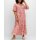 Alloverprint-Maxikleid, hummer-ecru
