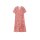 Alloverprint-Maxikleid, hummer-ecru