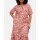 Alloverprint-Maxikleid, hummer-ecru