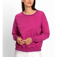 Bluza z kontrastowymi paskami na ściągaczach, fuksja