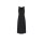 Jersey dress with crochet insert, black