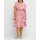 Sommerkleid m.Smokbund, champagner-gemustert