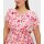 Sommerkleid m.Smokbund, champagner-gemustert
