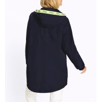 Outdoor jacket with hood, navy