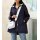Outdoor jacket with hood, navy