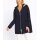 Outdoor jacket with hood, navy