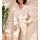 Bluse in transparentem Jacquard, champagner