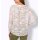 Bluse in transparentem Jacquard, champagner