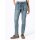Hose m. Bindeband, blue-stone-washed