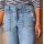 Hose m. Bindeband, blue-stone-washed