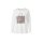 Shirt m. goldfarbenem Letter-Print, ecru