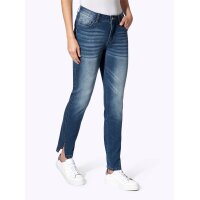 5-Pocket-Jeans m. kleinen Beinschlitzen, blue-bleached