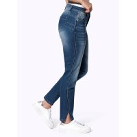 5-Pocket-Jeans m. kleinen Beinschlitzen, blue-bleached