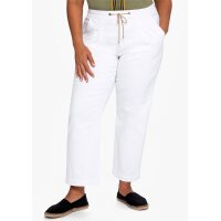 Jogging-Stretch-Jeans, white denim