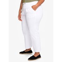 Jogging-Stretch-Jeans, white denim