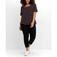 7/8-Hose mit Gummibund, schwarz