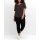 7/8 trousers with elasticated waistband, black