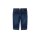 Push-up capri jeans, dark blue denim