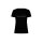 Shirt with lettering and decorative rhinestones, black