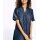 Shirt dress with balloon sleeves, dark blue