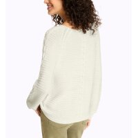 Pullover m. Zopfmuster, ecru
