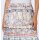 Stufen-Chiffon-Druckrock, dunkeltaupe-marine